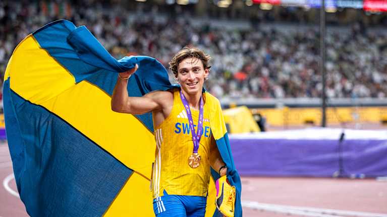 Armand Duplantis oli jälleen omaa luokkaansa miesten seiväshypyssä. 