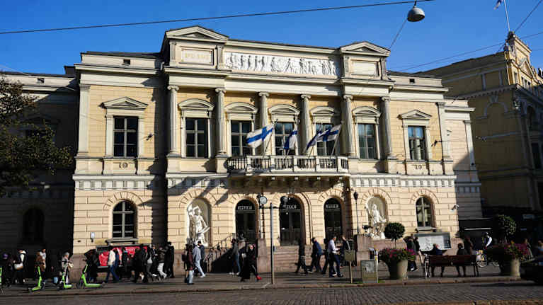 Vanha ylioppilastalo. 