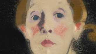 Kuvassa on Helene Schjerfbeckin omakuva, joka on esillä Ateneumin taidemuseossa Helsingissä.