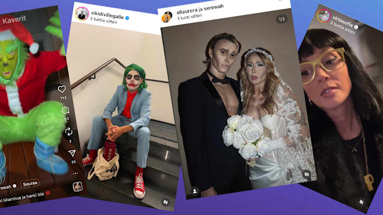 Halloweenasuja julkkisten Instagram-tileiltä