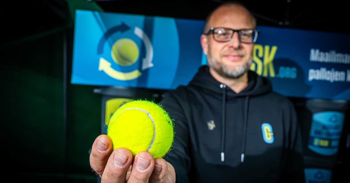 Miljoonia tennispalloja vuodessa menee roskiin – nyt suomalaismies on kehittänyt historiallisen kierrätyshankkeen | Urheilu
