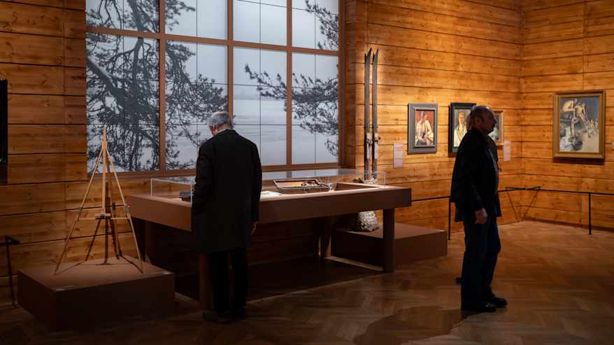 Kuva Pekka Halosen ateljeesta.