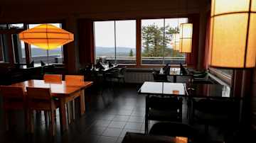 Hotelli Pikku-Syötteen ravintola. Kuva otettu 27.10.2025.