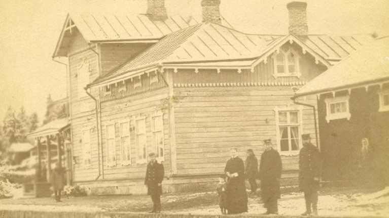 Pulsan Aseman kuva 1880-luvulta.