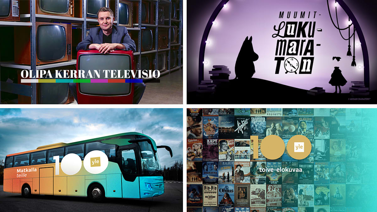 Yle juhlii sataa vuottaan monipuolisesti – tutustu juhlaohjelmistoon – Ylen tiedotteet – yle.fi