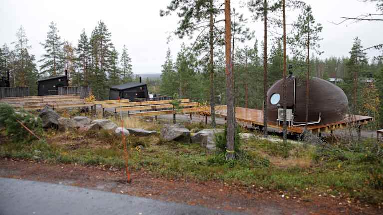 Järvisydämeen on rakenteilla uusia mökkejä.