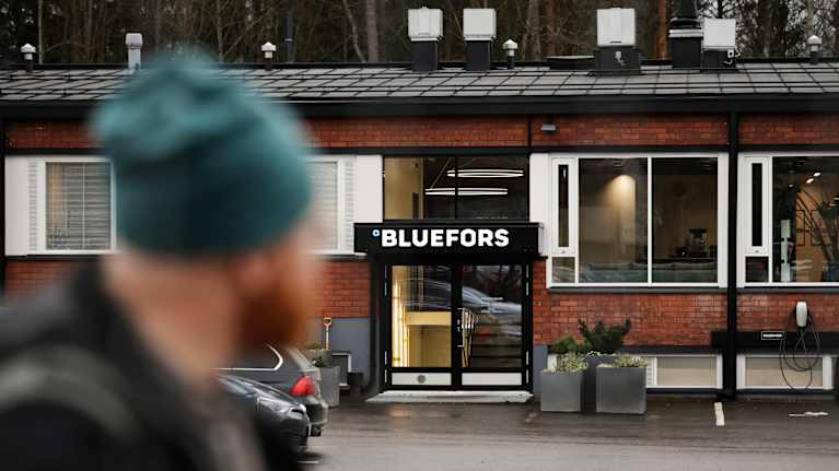  Blueforsin pääkonttori.