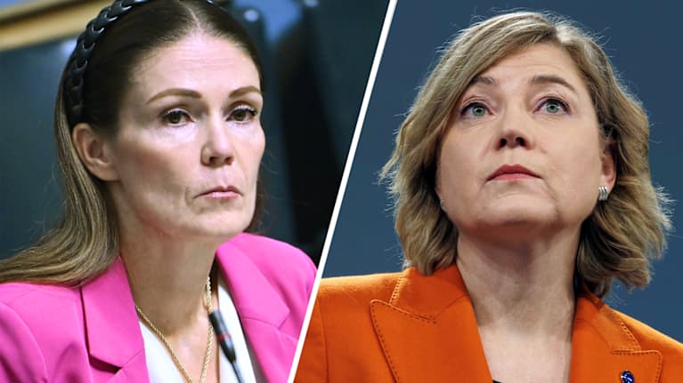 Yhdistelmäkuvassa Lulu Ranne ja Henna Virkkunen.