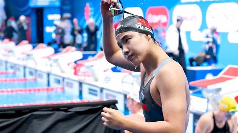 Yu Zidi on 13-vuotias ihmeuimari.