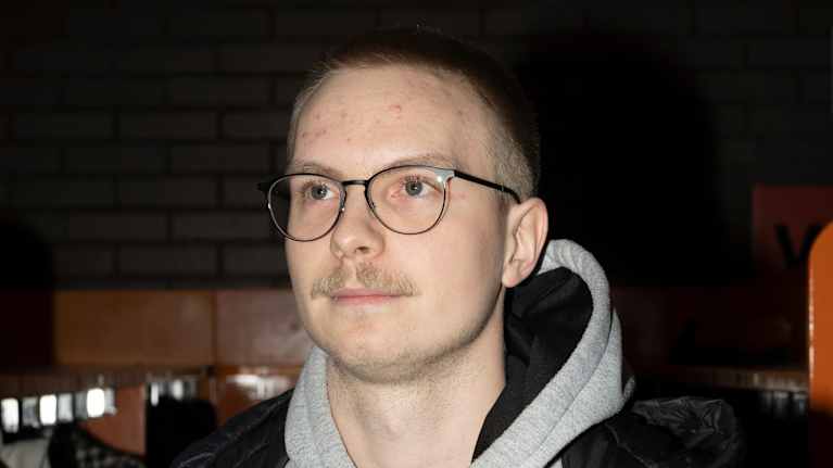 Kuvassa Oulun yliopiston opiskelija Timo Hollanti.