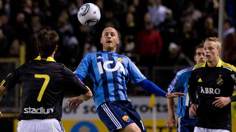 Daniel Sjölund pelasi Djurgårdenissa vuodet 2003-2021.