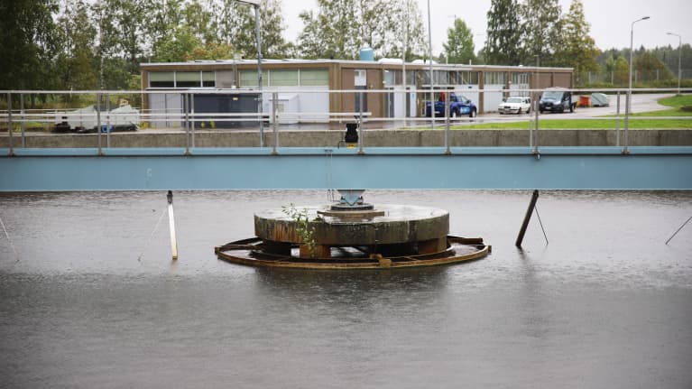 Mäkikylän jätevedenpuhdistamo Kouvolassa.