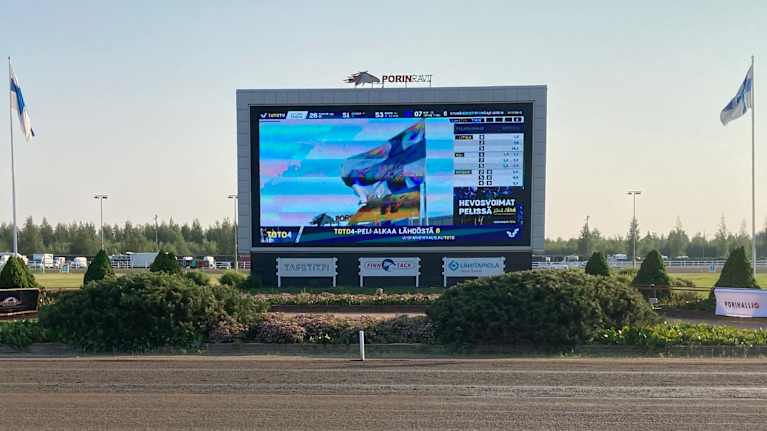 Porin raviradan skriini.