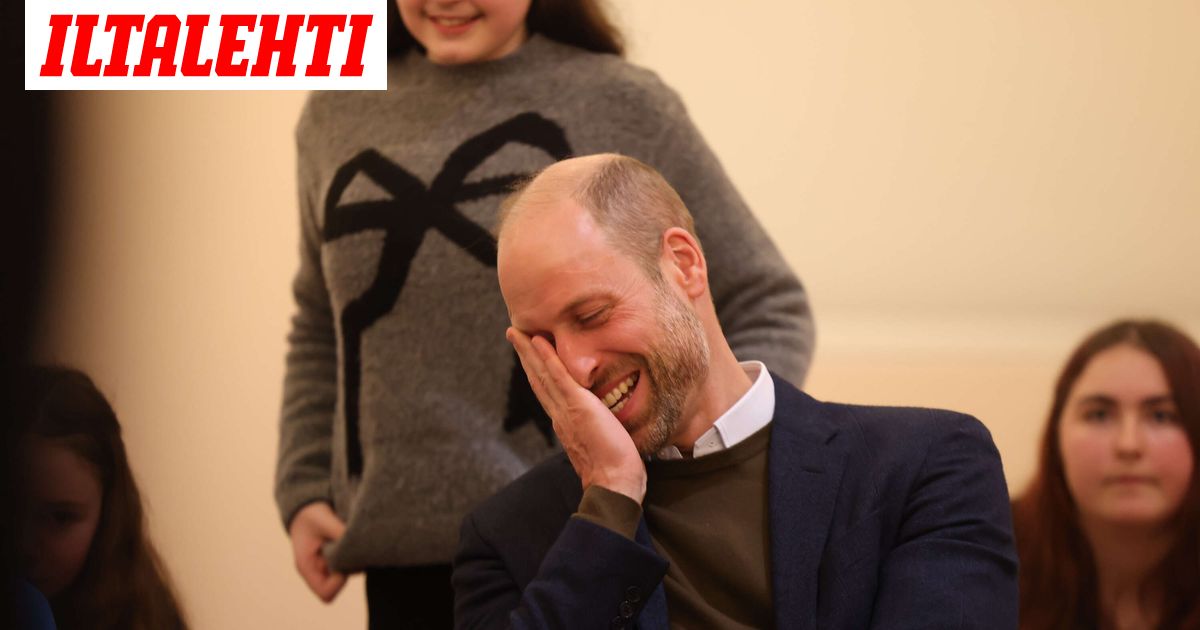 Prinssi William sai naurukohtauksen pikkulasten edessä