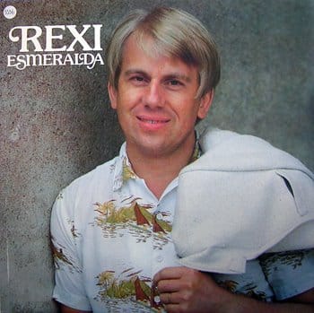 Rexi  mainoskuvassa levynkannessa lämmin ilme kuva 1980 luku