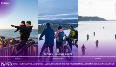 Suomen liikkuvin kunta 2025-kilpailun finalisteiksi Kokkola, Pelkosenniemi ja Sotkamo