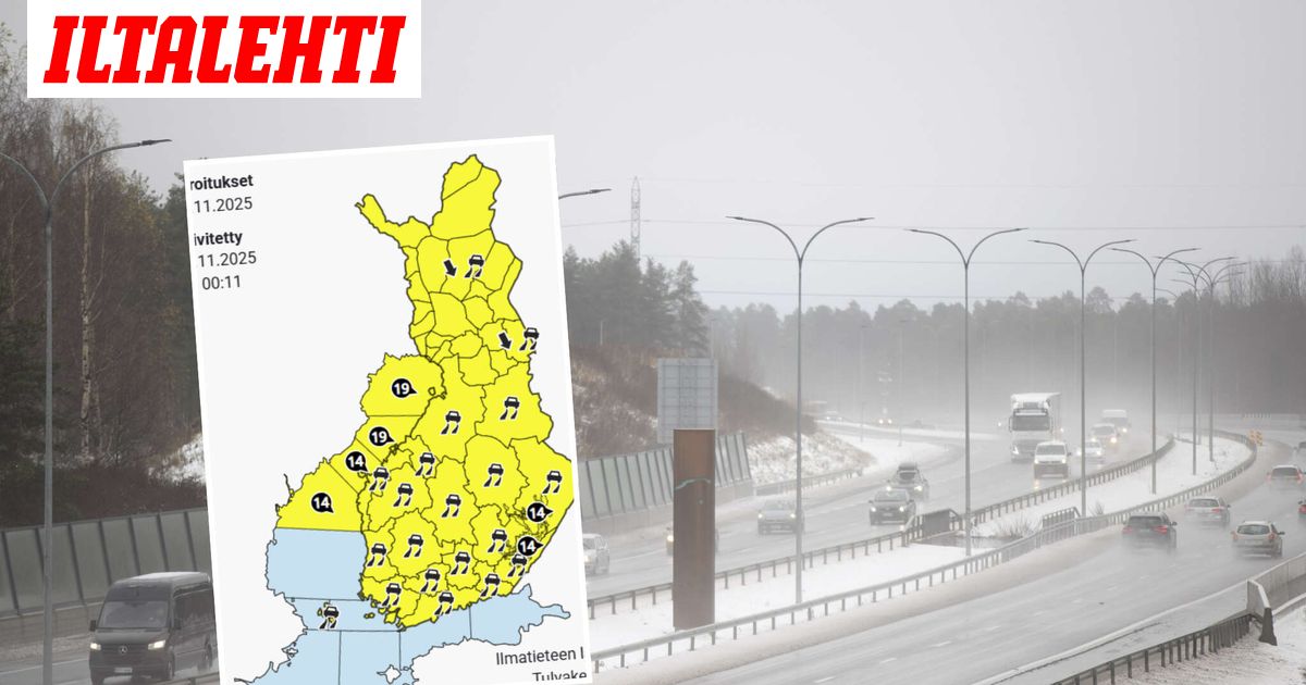 Nyt tarkkana! Koko Suomi hehkuu keltaisena