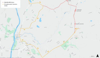 Linja P5 poikkeusreitillä 24.11. alkaen