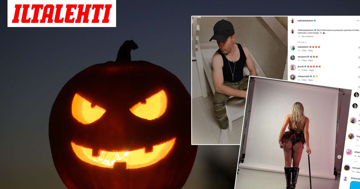 Mikko Kekäläinen nauratti nerokkaalla idealla – Katso kuvat julkkisten halloween-asuista