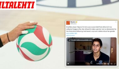 Naisten SM-mitalistia epäillään mieheksi