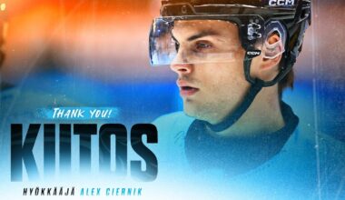 Tiedotus: Alex Ciernikin sopimus purettu yhteisymmärryksessä