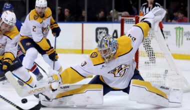 Maalivahti Justus Annusella harvinainen ilta NHL:ssä