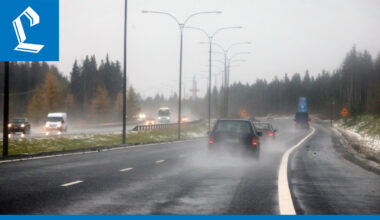 Henkilöauton ulosajo Torniossa – Huonoa ajokeliä luvassa koko Pohjois-Suomessa