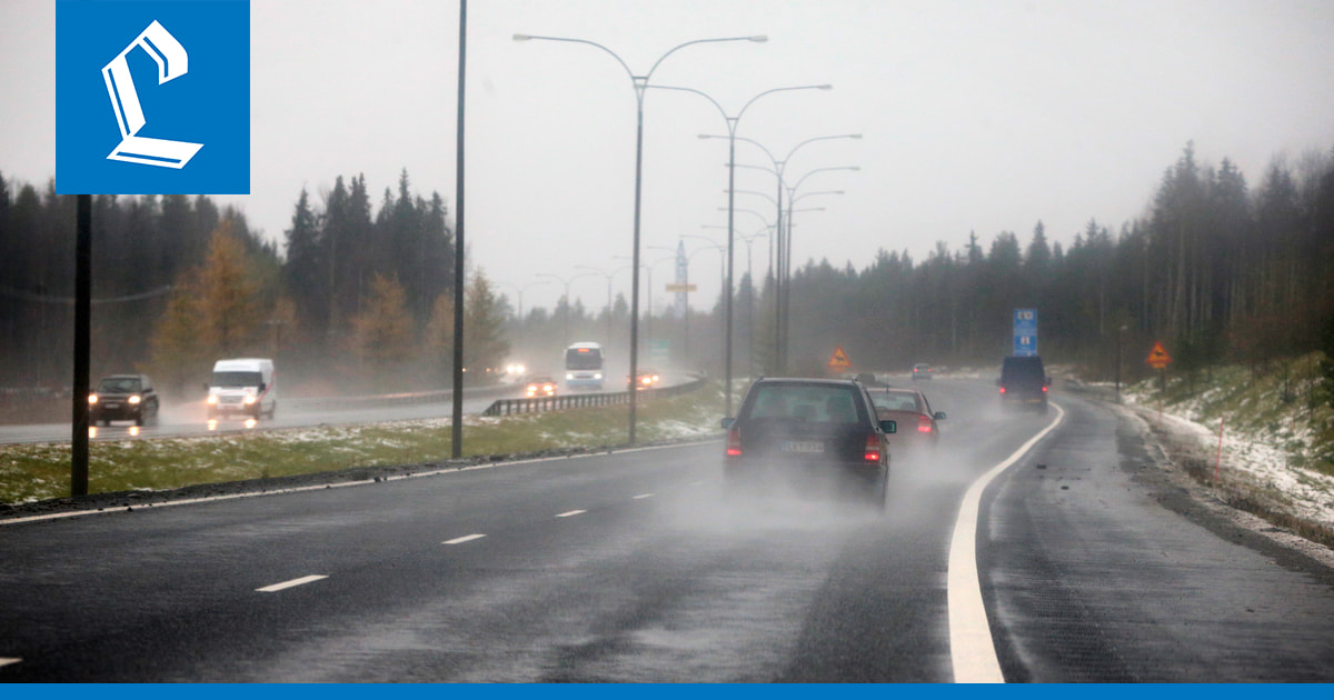 Henkilöauton ulosajo Torniossa – Huonoa ajokeliä luvassa koko Pohjois-Suomessa
