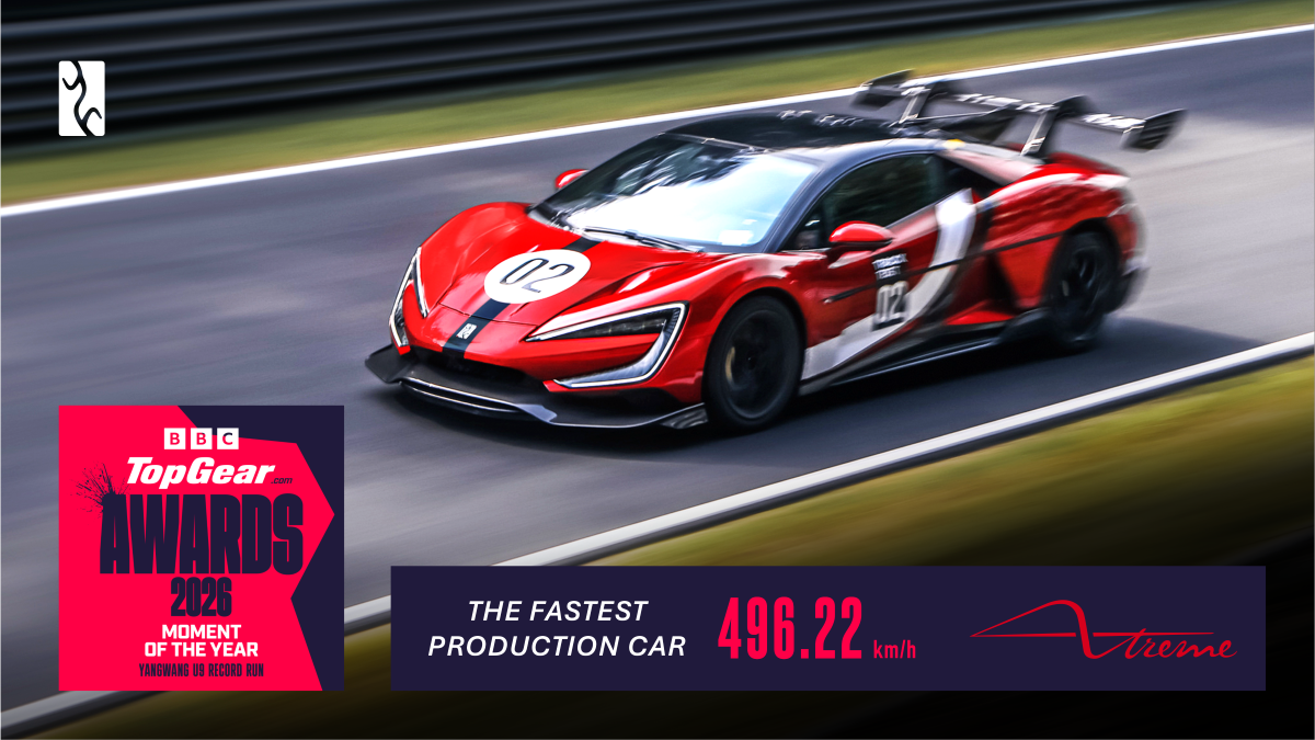 Nopeusennätys palkittiin Top Gearin “Moment of the Year 2026” -tittelillä