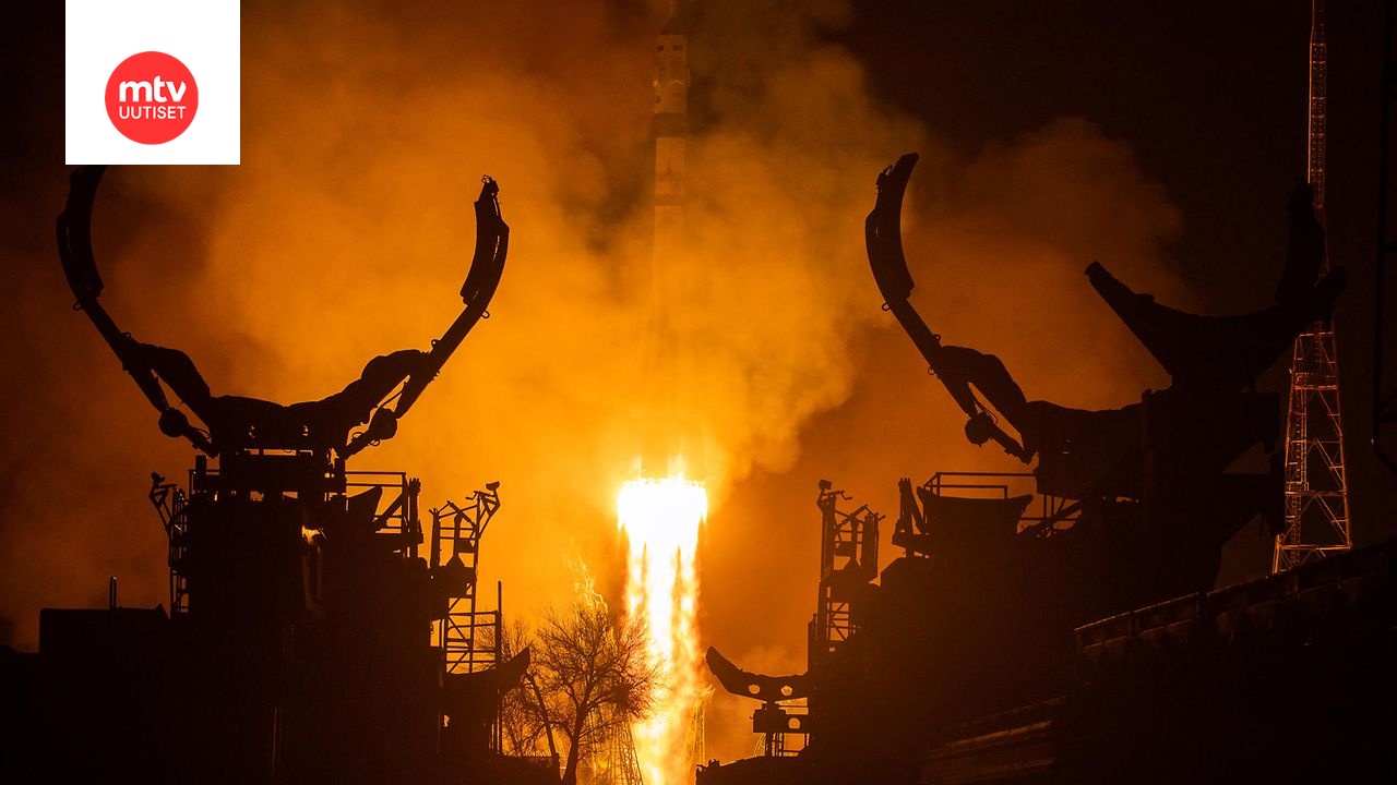 Arkistokuva Sojuz-lennon laukaisusta Baikonurista.