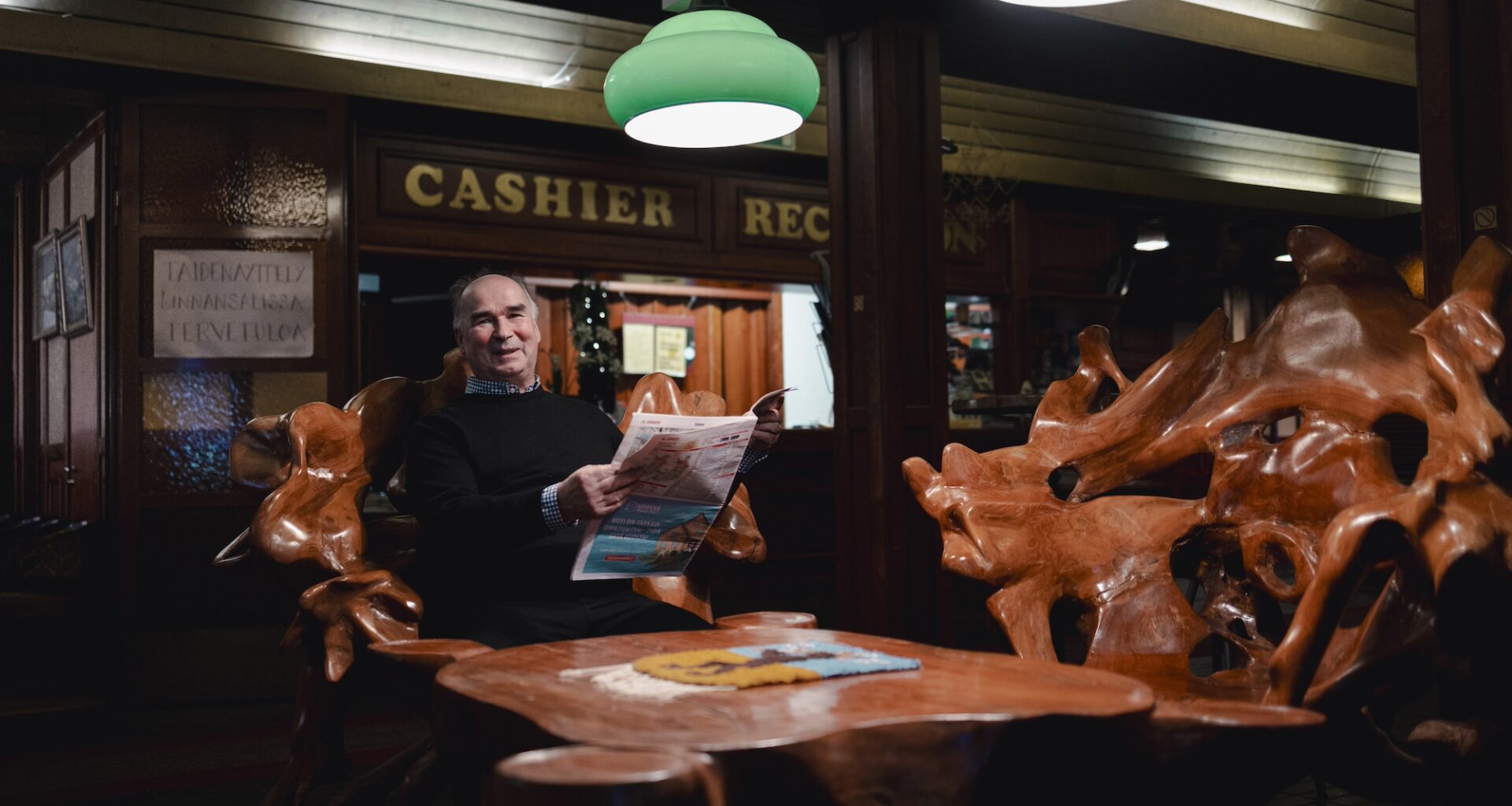 Auvo Puurtinen pyörittää hotelli Joronjälkeä yksin.