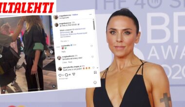 Mel C:n paita kiinnittää heti suomalaisten huomion