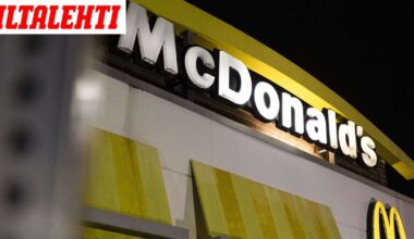 Poliisit hälytettiin McDonald’sin autokaistalle Rovaniemellä