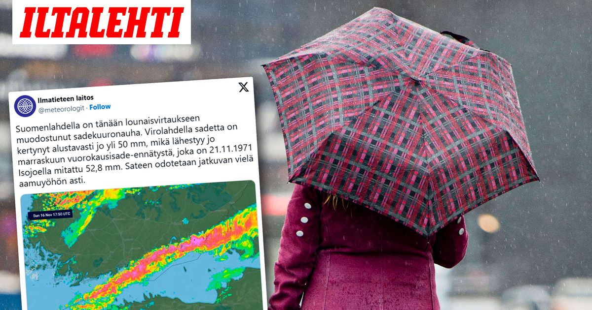 Kaikkien aikojen ennätys rikki – Rakeet piiskaavat Helsinkiä