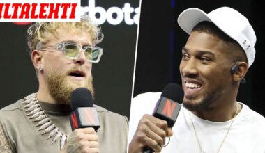 Jake Paul näytti pikkupojalta Anthony Joshuan rinnalla
