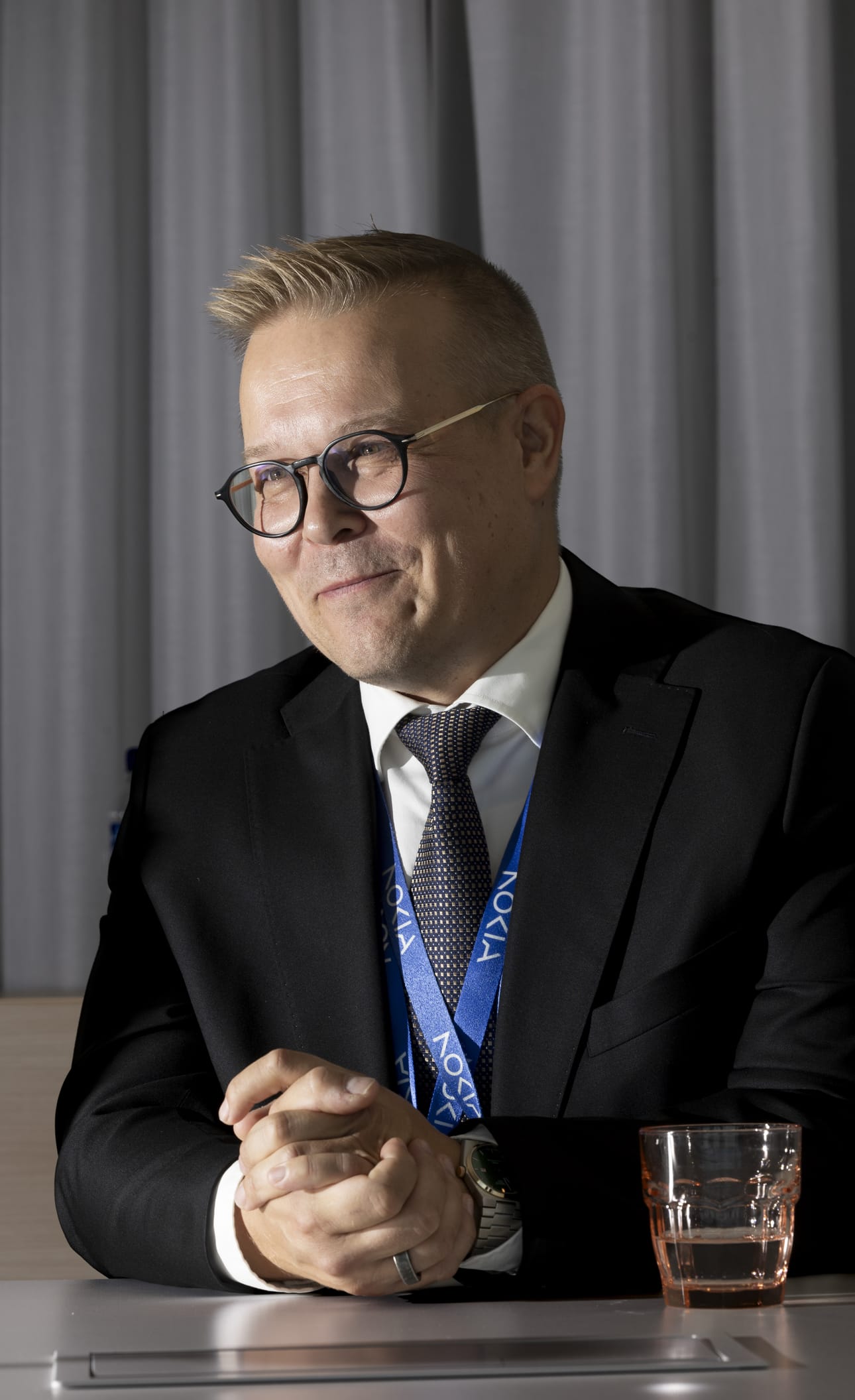 Nokian Oulun yksikön johtaja Jarkko Pyykkönen kertoo, ettei Nokialla ole Oulun yliopiston muuttoon kommentoitavaa. Arkistokuva syyskuulta.