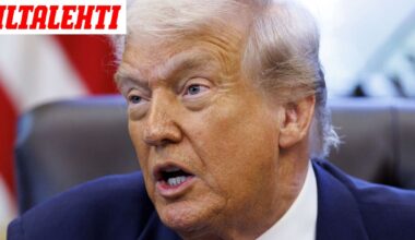 Trumpilta kova uhkaus Nobel-voittajan maalle - Iltalehti