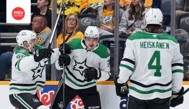 Mikko Rantanen, Roope Hintz ja Miro Heiskanen olivat kaikki tehoilla Dallasin voitossa.