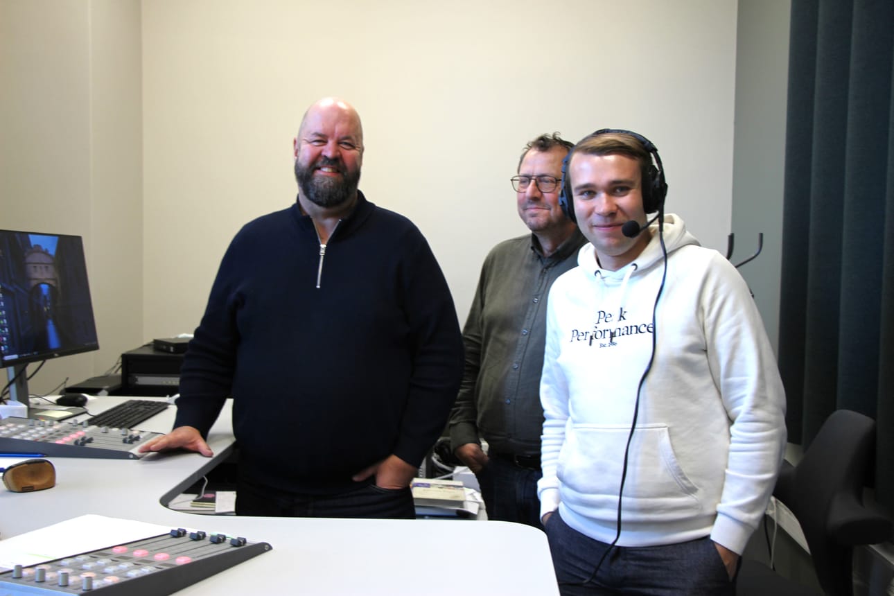 Anssi Marttinen, Christer Nyberg ja Herman Hagnäs kertovat, että nykyään studio on paljon pelkistetympi kuin ennen, kun musiikki tulee tietokoneelta ja tekniikka on kehittynyt.