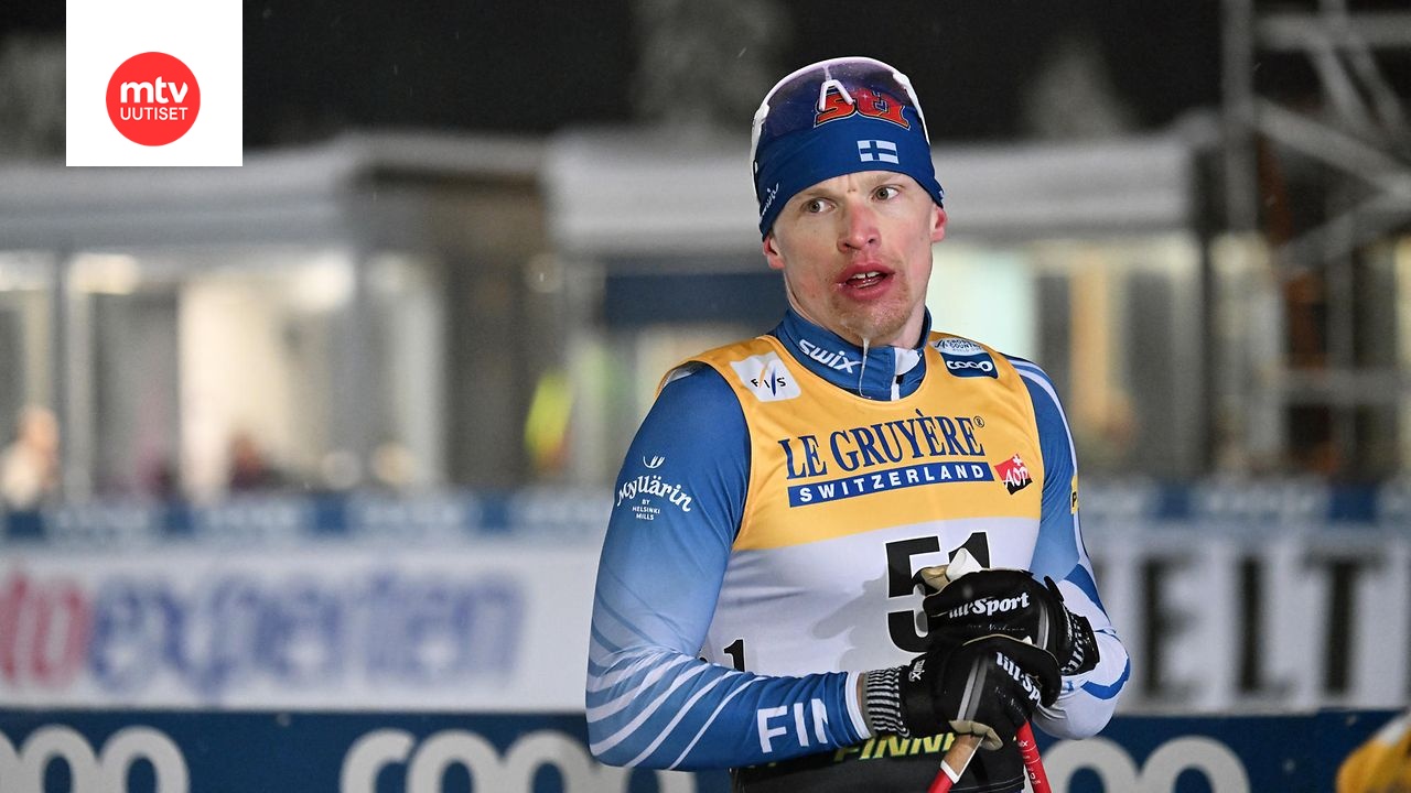 Iivo Niskanen letkautti maailmancup-avauskilpailun jälkeen.