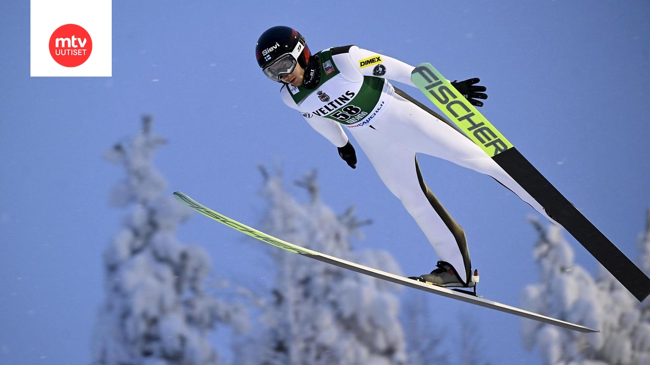 Ilkka Herola ponkaisi komeasti mäkiosuudella.