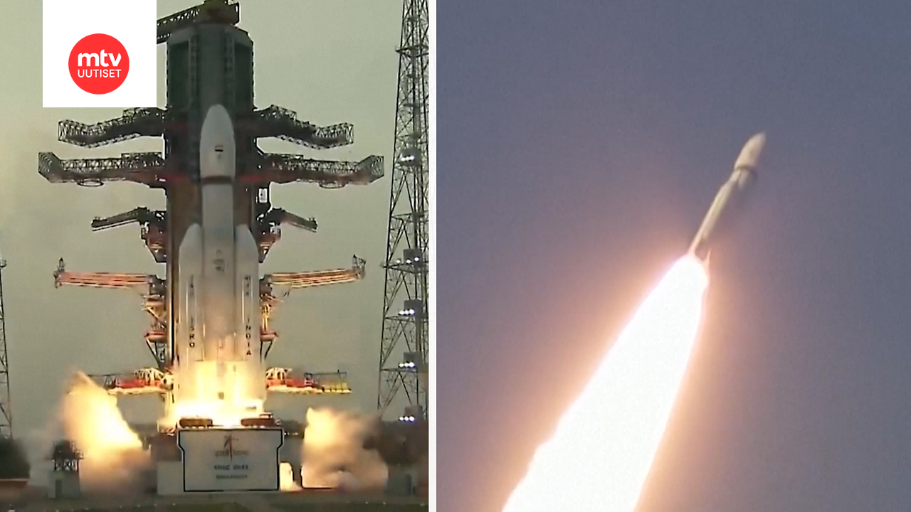 Intia lähetti massiivisen tietoliikennesatelliitin kiertoradalle