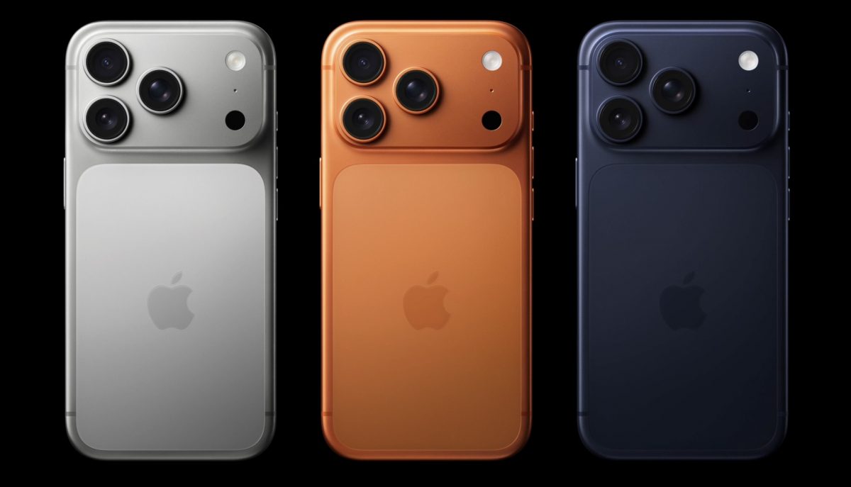 iPhone 17 Pro eri väreissä.