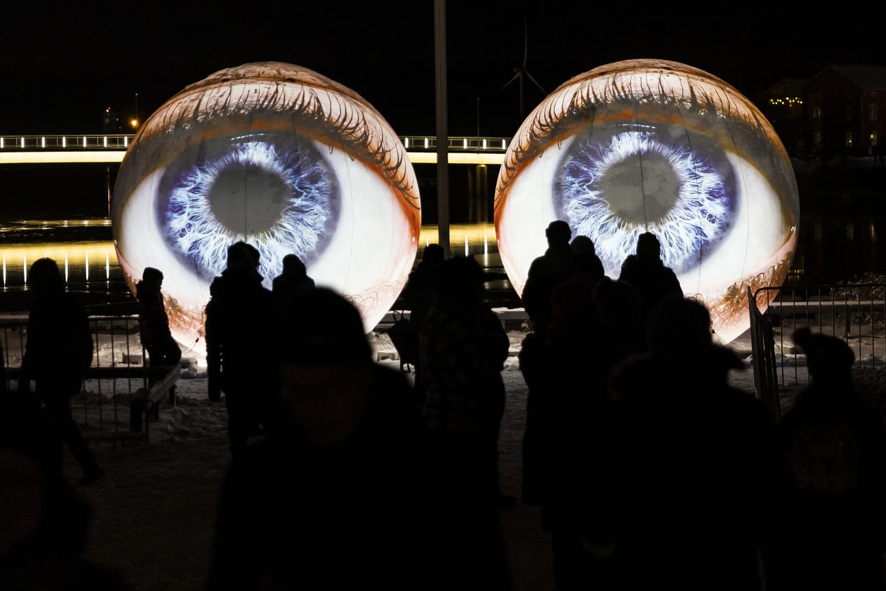 Nokia on vuonna 2026 Lumo Art & Techin pääsponsori. Kuva vuoden 2025 Lumosta.