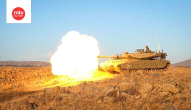 Arkistokuva Israelin tankista.