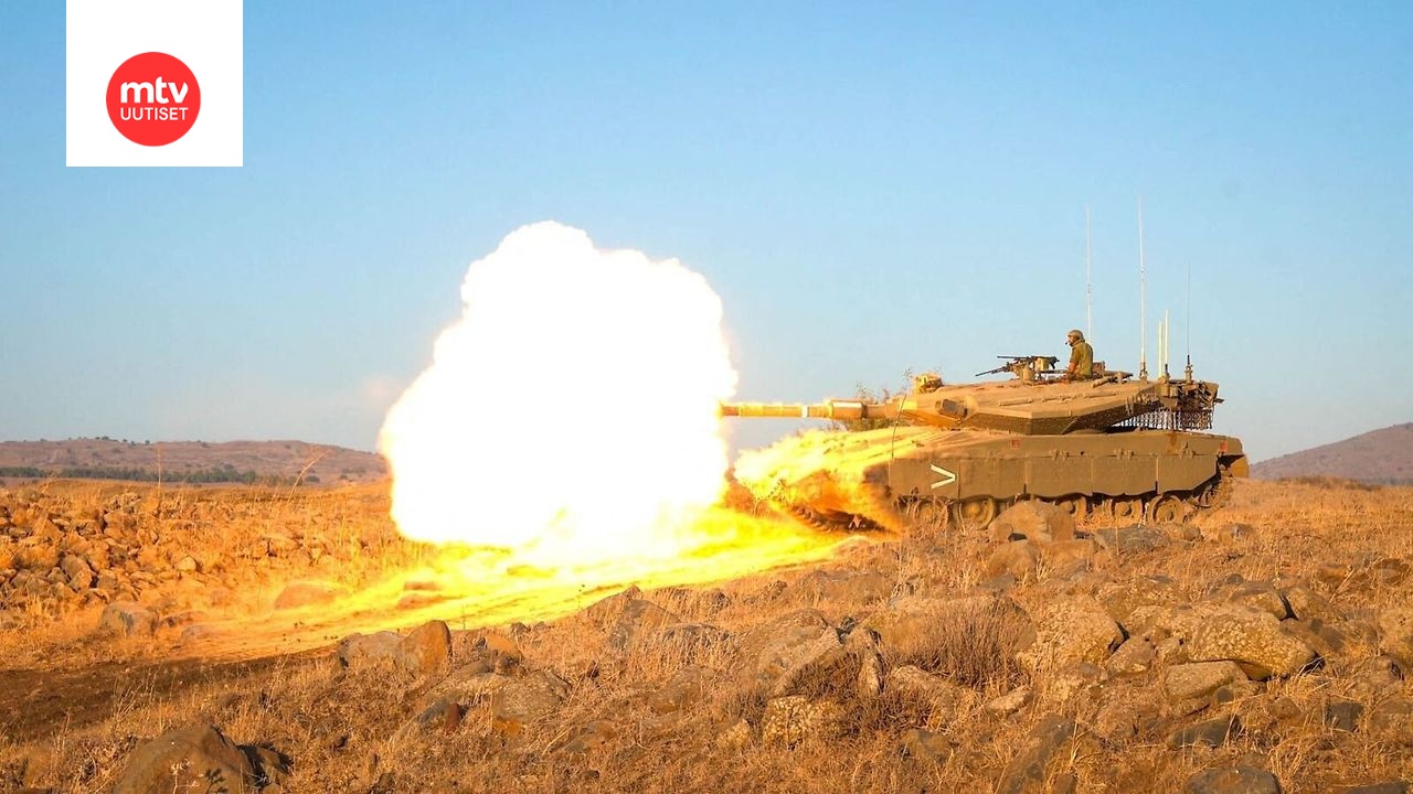 Arkistokuva Israelin tankista.