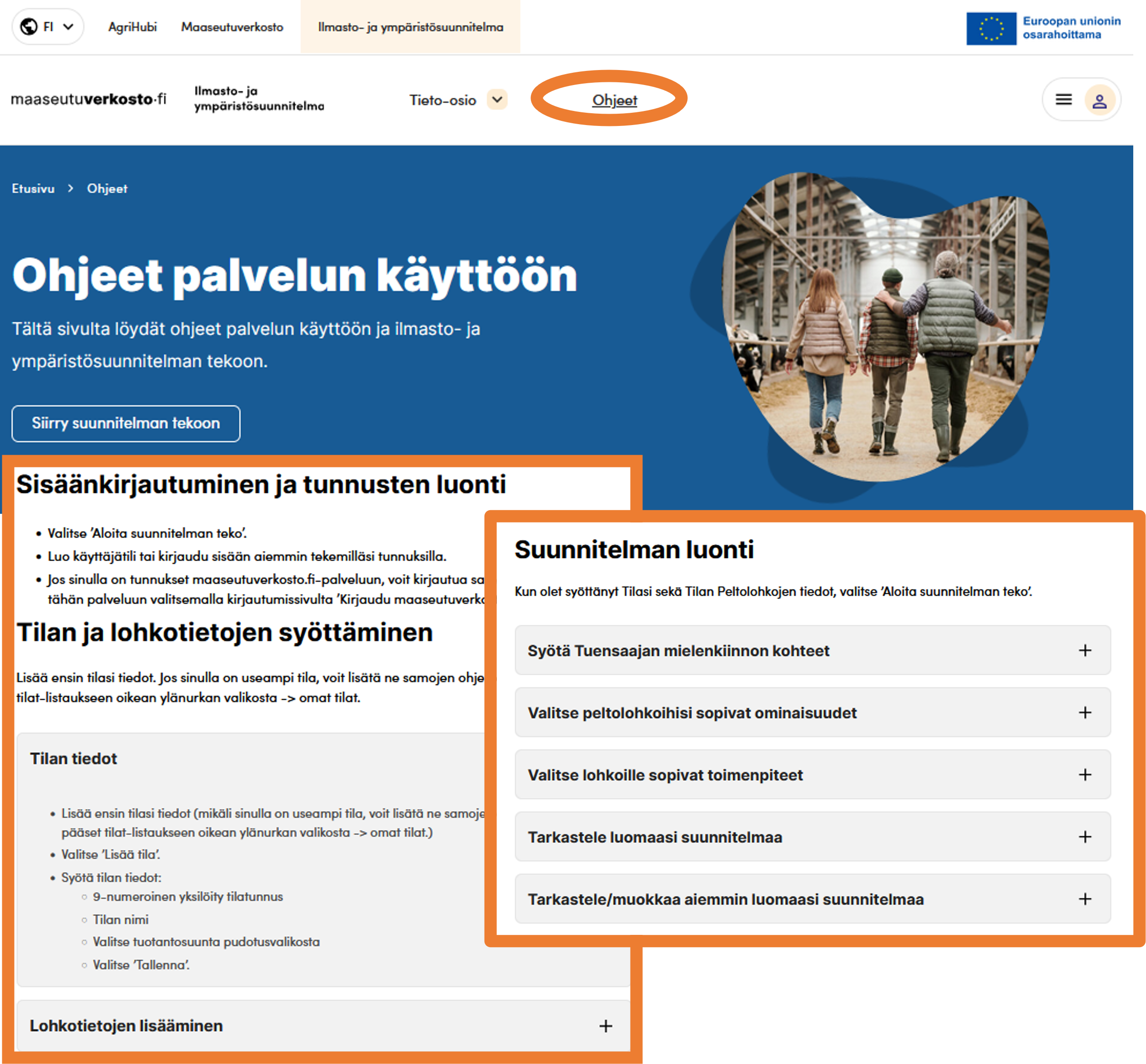 Kuvankaappaus: ohjeet-osio (ympäristö ja ilmastosuunnitelma).png