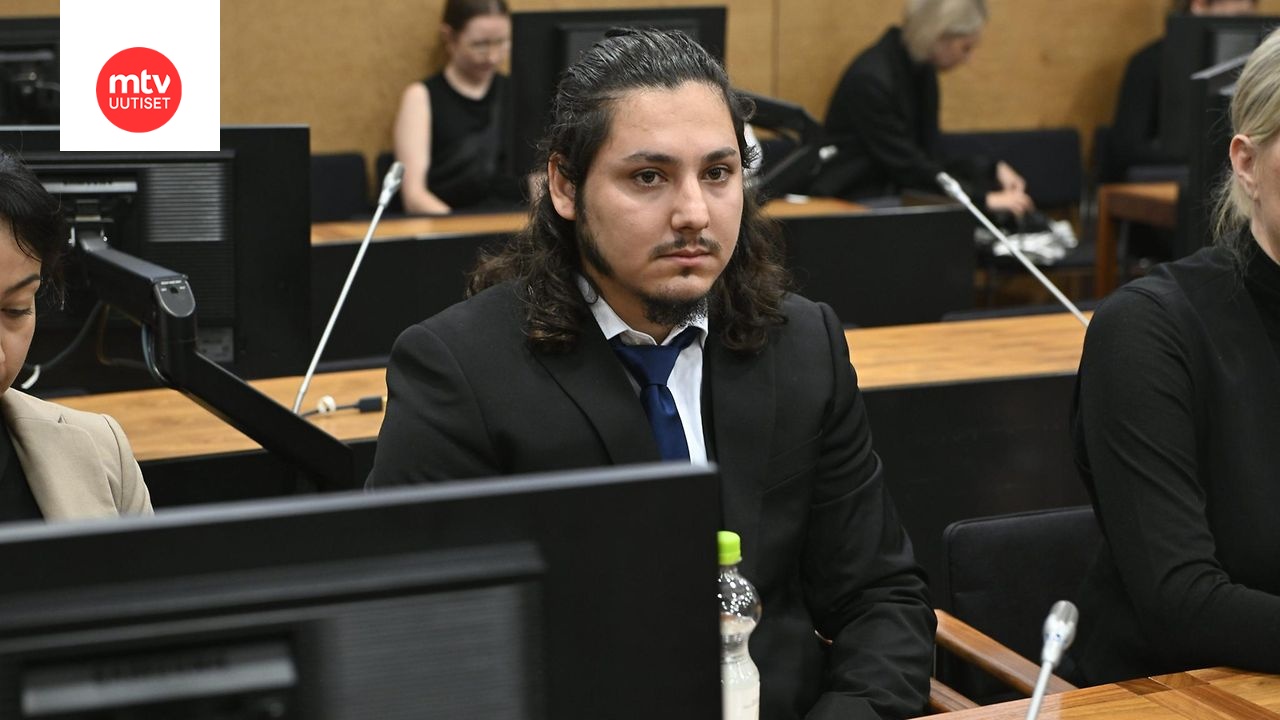 Räppäri Milan Jaff katujengien välistä ampumista koskevan jutun käsittelyssä Helsingin hovioikeudesssa 4. syyskuuta 2024.