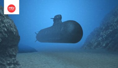 Havainnekuva uudesta Saab A26 -mallin sukellusveneestä.