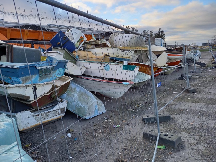 Saaristomereltä kerättiin pois 44 romuvenettä